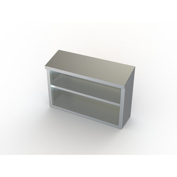 Wall Cabinet, No Doors, 15" Wide X 96" L-R